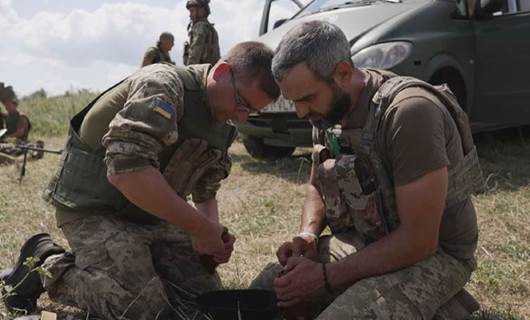 Rûdaw ekibi Ukraynalı askerlerin talimini görüntüledi