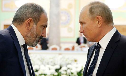 Rusya devlet Başkanı Putin ve Ermenistan Başbakanı Paşinyan