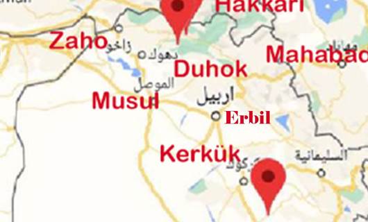 Kerkük ve Duhok'ta 3 deprem meydana geldi