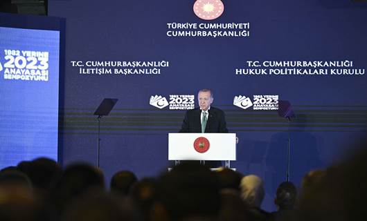 Türkiye Cumhurbaşkanı Erdoğan, Ulucanlar Cezaevi Müzesi’nde düzenlenen "1982 Yerine 2023 Anayasası Sempozyumu"na katılarak konuşma yaptı. / AA