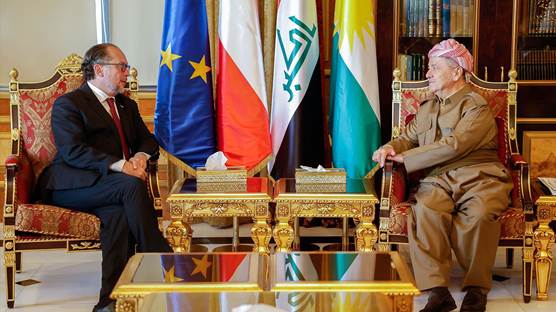 Başkan Mesud Barzani, Avusturya Dışişleri Bakanı Alexander Schollenberg'i kabul etti / Foto: Başkan Barzani'nin Ofisi