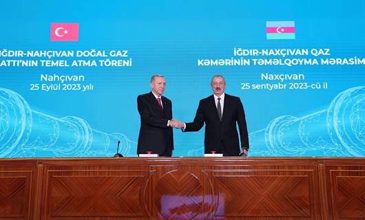 Anlaşmaların imza törenine Türkiye Cumhurbaşkanı Recep Tayyip Erdoğan ile Azerbaycan Cumhurbaşkanı İlham Aliyev de katıldı. / AA