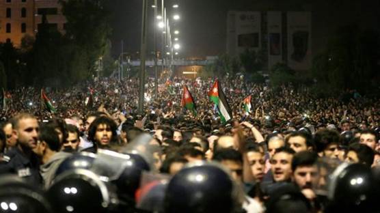 Ürdün'de hükümet protestoları 2021