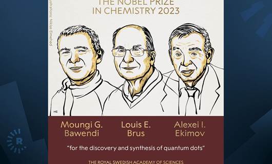 Moungi Bawendi, Louis Brus û Alexei Ekimov îsal bûn xwediyê Xelata Nobelê ya Kîmyayê 