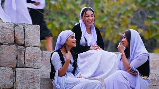 Laleş'te Ezidi kadınlar 