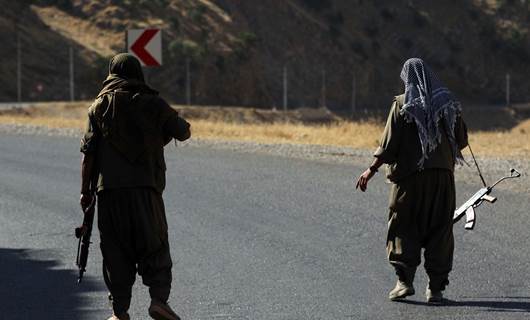 Du gerîlayên PKKyê / Wêne: AFP