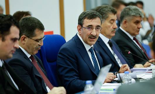 Plan ve Bütçe Komisyonuna Türkiye Cumhurbaşkanı Yardımcısı Cevdet Yılmaz da katıldı. / AA