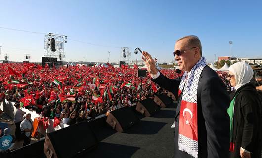 Erdoğan Filistin mitinginde konuştu Foto: AA
