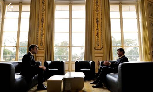 Macron'dan Başkan Neçirvan Barzani'ye: Burada olmandan kıvanç duyuyorum