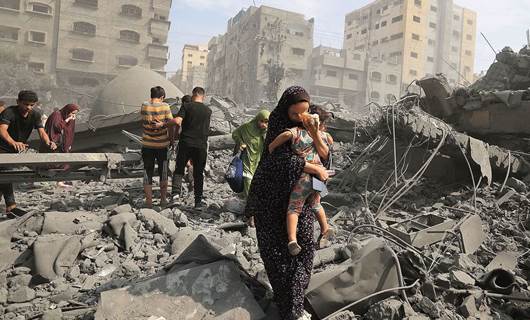 Kêliyên piştî bombebaranê li Xezeyê / Wêne: AFP