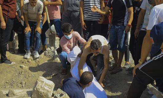 Distraught parents search for children under rubble in Gaza