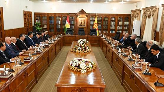Kürdistan Demokrat Partisi (KDP) ve Kürdistan Yurtseverler Birliği (KYB) üst düzey yönetimi başkent Erbil'de bir araya geldi