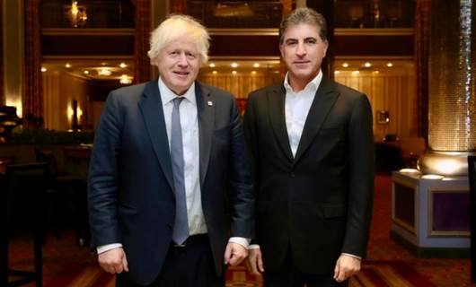 Başkan Nerçirvan Barzani Boris Johnson'u kabul etti