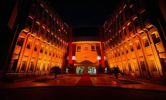 Erbil glows orange for 16 days of activism on gender violence