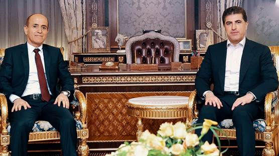 Başkan Neçirvan Barzani ve Peşmerge Bakanı Şorış İsmail