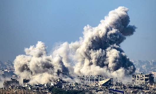 İsrail saldılarının yeniden başladığı Gazze sınırı / AFP