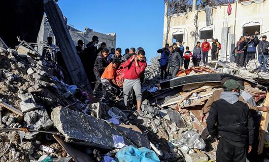 İsrail ordusu Gazze Şeridi'nin Refah kentine saldırı düzenledi. / AA