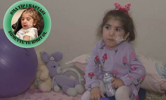 Diyarbakırlı 4 yaşındaki Sümeyye Kurtalış SMA Tip 1 hastası