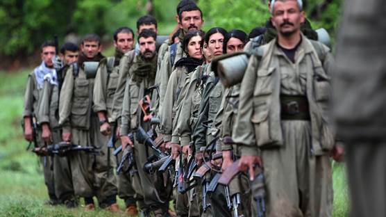 Gerîlayên PKKyê/Wêne: AFP