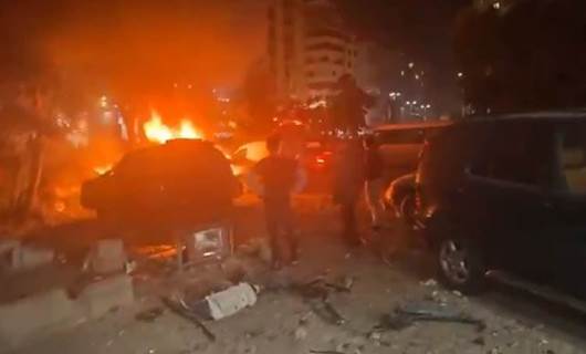 Saldırı sonrası araç alev aldı / Video alıntısı 