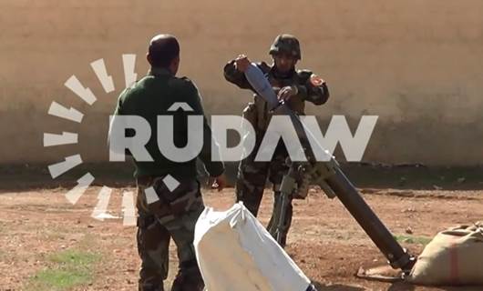 VIDEO: Peshmerga shell ISIS inside Kobane
