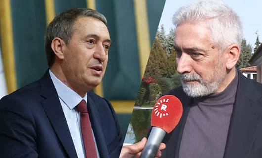DEM Parti Eş Başkanı Tuncer Bakırhan ve AK Parti Diyarbakır Milletvekili Galip Ensarioğlu