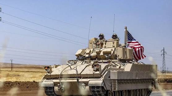 Irak'taki ABD ordusuna ait bir tank