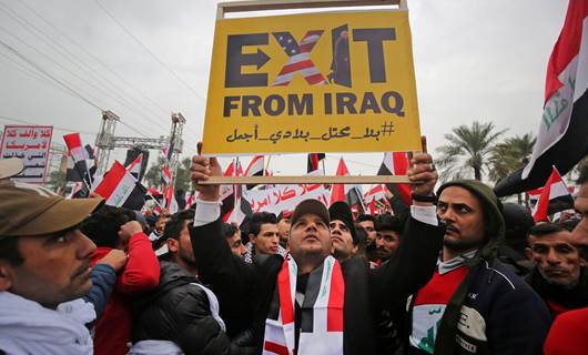 Iraqi government texts public to poll on expelling coalition forces