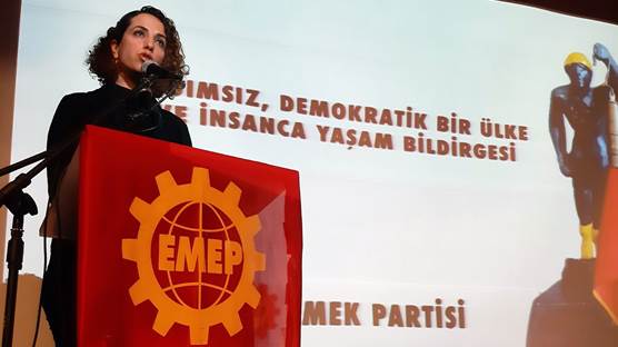 EMEP İstanbul İl Başkanı Sema Barbaros