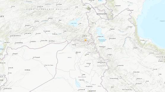 بوومەلەرزەکە لە سنووری شارۆچكەی گەڤەر روویداوە  