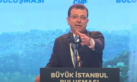  İBB Başkanı Ekrem İmamoğlu, aday tanıtım toplantısında konuşuyor