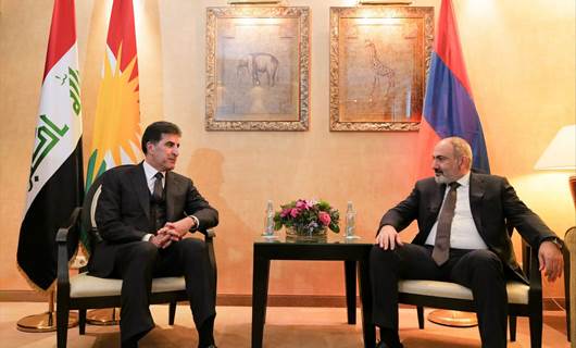 Kürdistan Bölgesi Başkanı Neçirvan Barzani, Münih’teki temasları kapsamında Ermenistan Başbakanı Nicol Paşinyan ile bir araya geldi