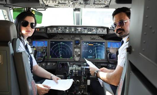 Kurdish pilot becomes first female captain in Iraq