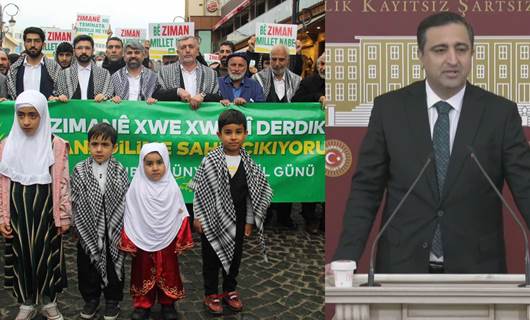 Parlamenterê Êlihê Serkan Ramanli li parlamentoya Tirkiyeyê civîneke çapemeniyê li dar xist