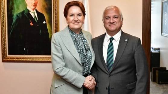 İYİ Parti lideri Meral Akşener ve Urfa Milletvekili Cem Karakeçili