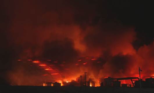 Fire breaks out in Erbil’s Langa bazar
