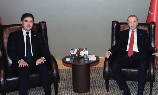 Başkan Neçirvan Barzani ile Türkiye Cumhurbaşkanı Erdoğan bir araya geldi / Foto: AA