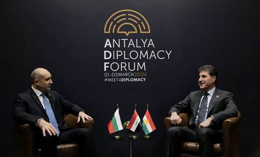 President Barzani meets Bulgaria’s Radev in Turkey
