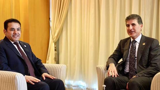 Başkan Neçirvan Barzani ve Irak Ulusal Güvenlik Danışmanı Kasım el-Araci