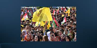 KDP election campaign in Erbil in October 2021. Photo:Rudaw