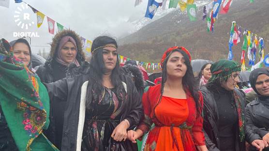 Şemdinli'de Newroz Foto: Rûdaw