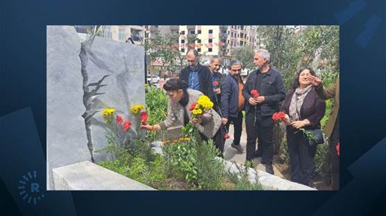 Zana'nın Orhan Doğan'ın mezarına ziyaretinden kare - MA