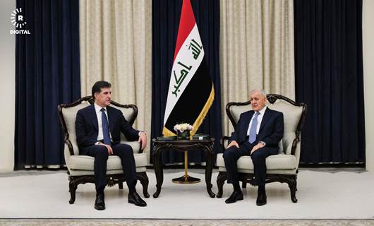 Kürdistan Bölgesi Başkanı Neçirvan Barzani, Irak Cumhurbaşkanı Latif Reşid ile bir araya geldi