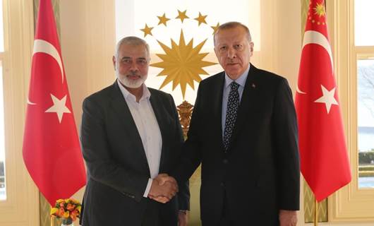 Türkiye Cumhurbaşkanı Erdoğan, Hamas Siyasi Büro Başkanı İsmail Heniyye ile bir araya geldi