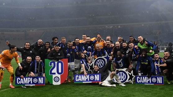 Inter 20. kez şampiyon Foto: AA