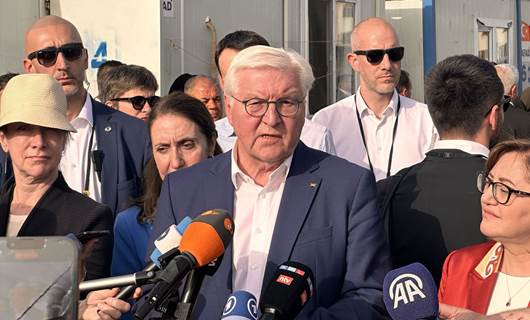 Almanya Cumhurbaşkanı Frank Walter Steinmeier, Antep'e Almanların teşekkürlerini iletmek ve dayanışmasını göstermek için geldiğini söyledi.