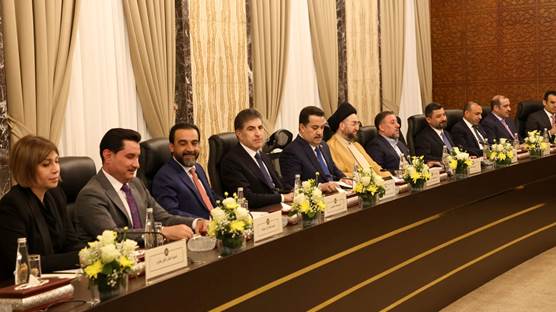 Başkan Neçirvan Barzani, Bağdat'ta Devlet Yönetimi Koalisyonu toplantısına katıldı