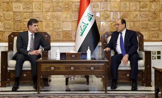 Kürdistan Bölgesi Başkanı Neçirvan Barzani, Irak eski Başbakanı ve  Kanun Devleti Koalisyonu lideri Nuri el-Maliki ile bir araya geldi