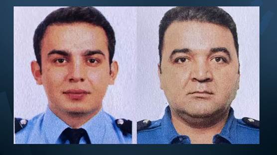 Polis Merkezi Amiri Başkomiser Kamuran Üçgül ve Asayiş Şube Müdürlüğü Ekipler Amiri Komiser Gökhan Özer