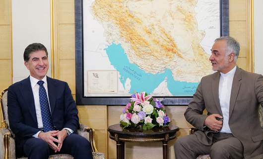 President Barzani arrives in Tehran